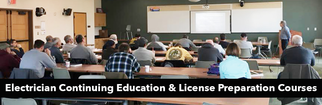 Electrician Continuing Education and License Preparation Courses